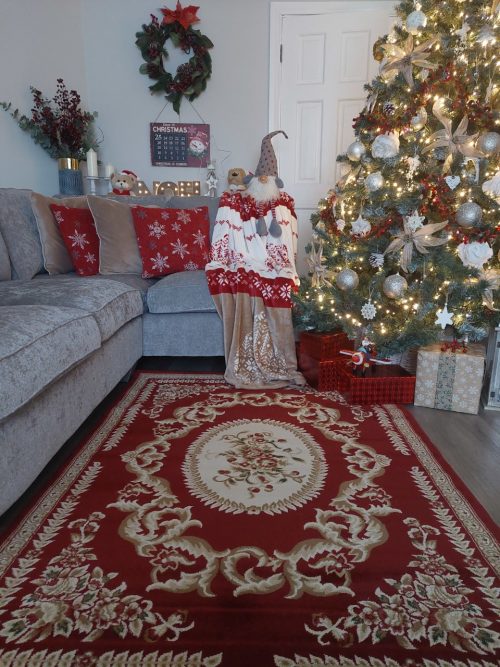 Traditional Excel Rug Red